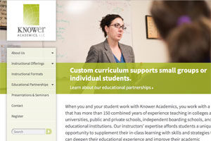 Knower Academics: Website