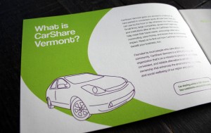 CarShare Vermont business brochure