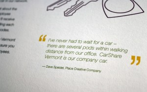 CarShare Vermont business brochure