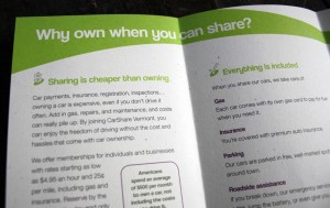 CarShare Vermont overview brochure