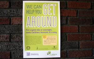 CarShare VT campus poster