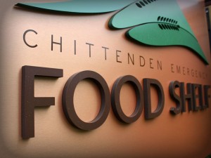Chittenden Emergency Food Shelf: Signage