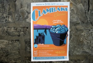Community Sailing Center / Bluebird Tavern: Clambake Poster