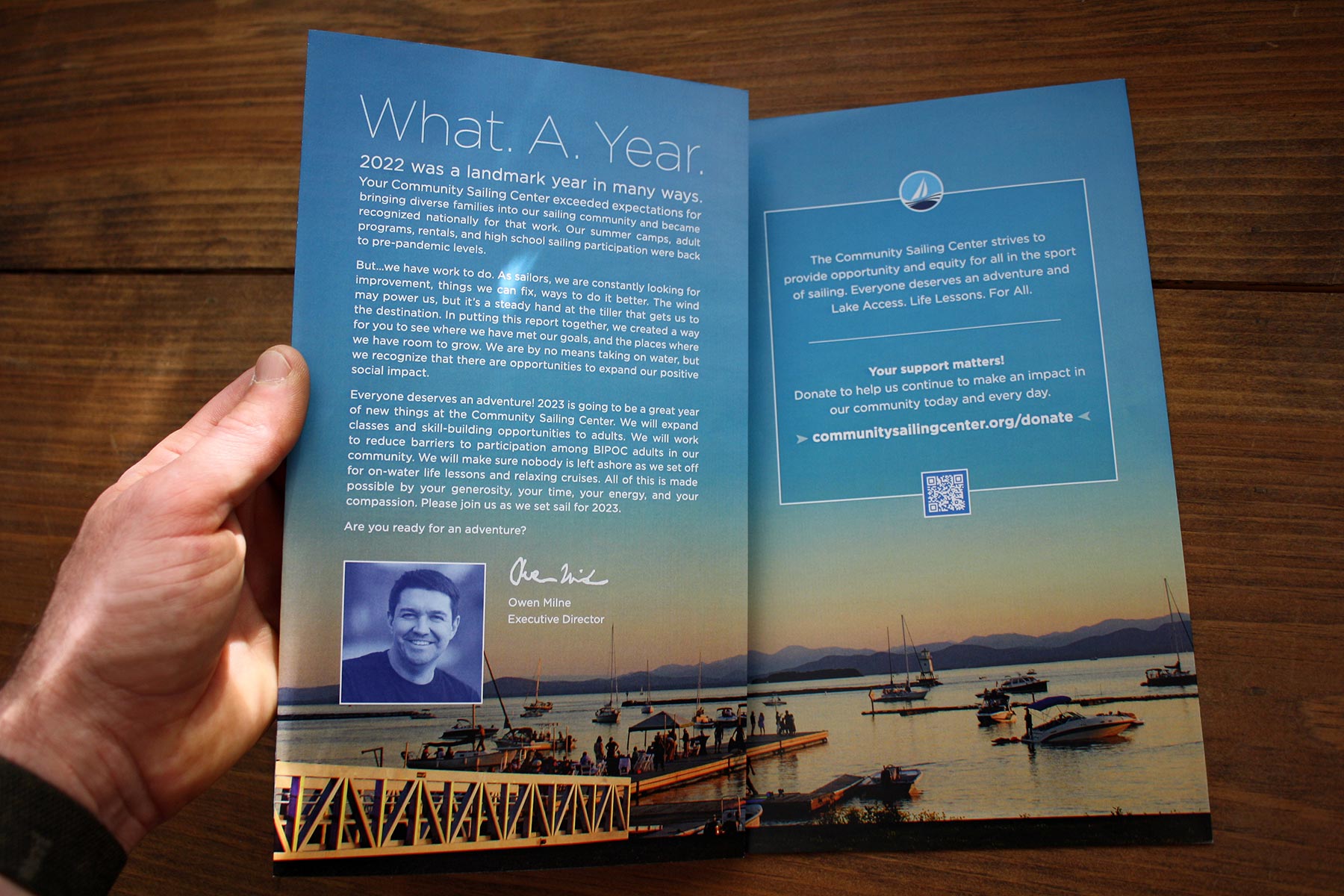 CSC 2022 Annual Impact Report – Opening spread